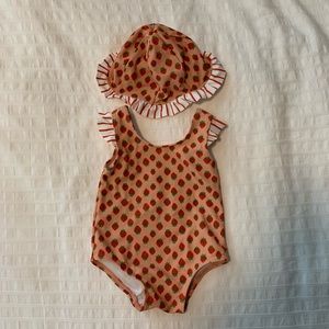 Tucker +Tate strawberry 9m swimsuit 🍓